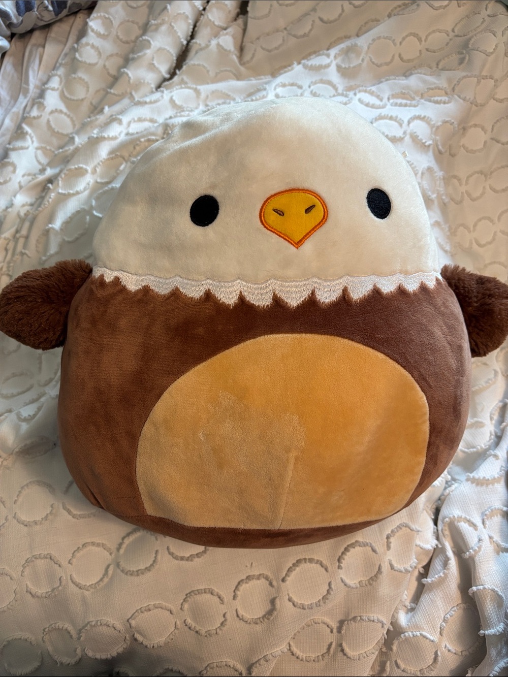 Squishmallows Brown Plush with Multicolor Logo